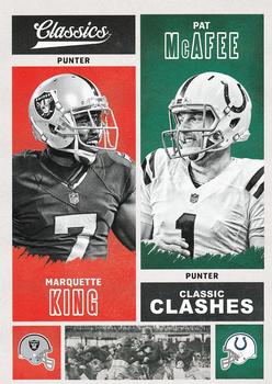 2017 Panini Classics - Classic Clashes #CC-MKPM Marquette King / Pat McAfee Front