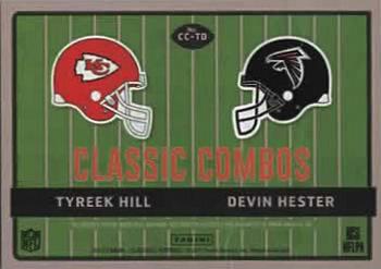 2017 Panini Classics - Classic Combos Memorabilia Prime #CC-TD Tyreek Hill / Devin Hester Back