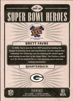 2017 Panini Classics - Super Bowl Heroes #SBH-BF Brett Favre Back