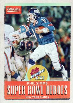 2017 Panini Classics - Super Bowl Heroes #SBH-PS Phil Simms Front