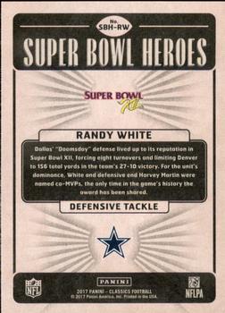 2017 Panini Classics - Super Bowl Heroes #SBH-RW Randy White Back