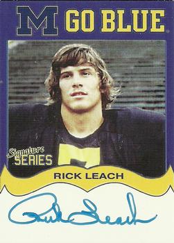 2002 TK Legacy Michigan Wolverines - Go Blue Autographs #MGB109 Rick Leach Front