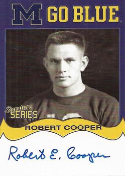 2002 TK Legacy Michigan Wolverines - Go Blue Autographs #MGB111 Robert Cooper Front