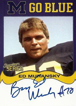2002 TK Legacy Michigan Wolverines - Go Blue Autographs #MGB115 Ed Muransky Front