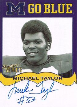 2002 TK Legacy Michigan Wolverines - Go Blue Autographs #MGB128 Michael Taylor Front