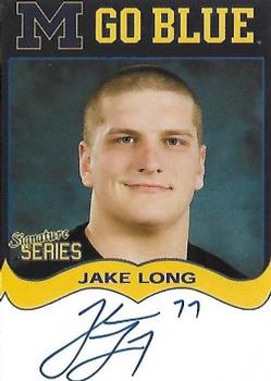 2002 TK Legacy Michigan Wolverines - Go Blue Autographs #MGB149 Jake Long Front