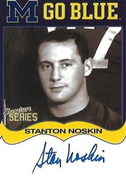 2002 TK Legacy Michigan Wolverines - Go Blue Autographs #MGB164 Stanton Noskin Front