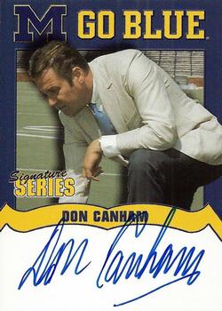 2002 TK Legacy Michigan Wolverines - Go Blue Autographs #MGB18 Don Canham Front