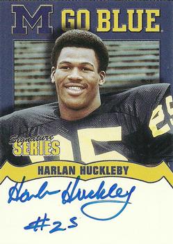 2002 TK Legacy Michigan Wolverines - Go Blue Autographs #MGB21 Harlan Huckleby Front
