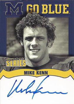2002 TK Legacy Michigan Wolverines - Go Blue Autographs #MGB24 Mike Kenn Front