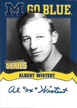 2002 TK Legacy Michigan Wolverines - Go Blue Autographs #MGB27 Albert Wistert Front