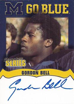 2002 TK Legacy Michigan Wolverines - Go Blue Autographs #MGB40 Gordon Bell Front