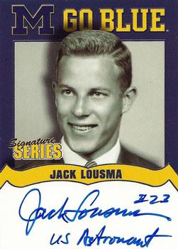 2002 TK Legacy Michigan Wolverines - Go Blue Autographs #MGB46 Jack Lousma Front