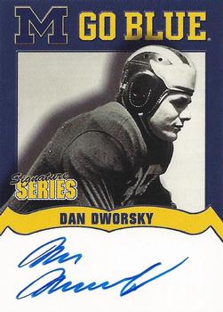 2002 TK Legacy Michigan Wolverines - Go Blue Autographs #MGB55 Dan Dworsky Front
