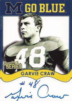 2002 TK Legacy Michigan Wolverines - Go Blue Autographs #MGB59 Garvie Craw Front