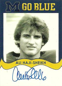 2002 TK Legacy Michigan Wolverines - Go Blue Autographs #MGB60 Ali Haji-Sheikh Front