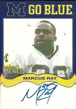 2002 TK Legacy Michigan Wolverines - Go Blue Autographs #MGB89 Marcus Ray Front