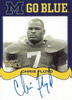 2002 TK Legacy Michigan Wolverines - Go Blue Autographs #MGB91 Chris Floyd Front