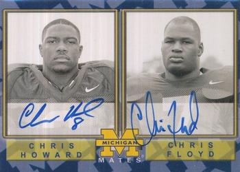 2002 TK Legacy Michigan Wolverines - Mates Autographs #MM26 Chris Howard / Chris Floyd Front