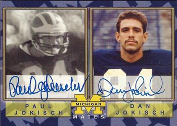 2002 TK Legacy Michigan Wolverines - Mates Autographs #MM27 Paul Jokish / Dan Jokisch Front