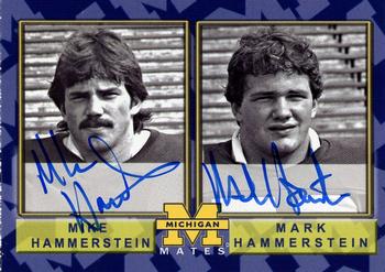2002 TK Legacy Michigan Wolverines - Mates Autographs #MM28 Mark Hammerstein / Mike Hammerstein Front