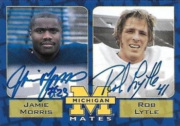 2002 TK Legacy Michigan Wolverines - Mates Autographs #MM6 Jamie Morris / Rob Lytle Front