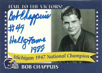 2002 TK Legacy Michigan Wolverines - National Champions Autographs #1947B Bob Chappuis Front