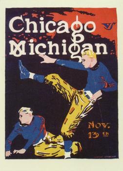 2002 TK Legacy Michigan Wolverines - Program Covers #PC7 1920 vs Chicago Front