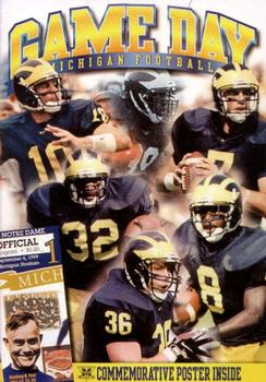 2002 TK Legacy Michigan Wolverines - Program Covers #PC55 1999 vs Notre Dame Front