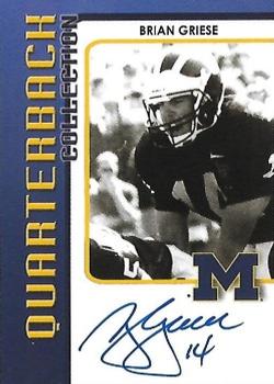 2002 TK Legacy Michigan Wolverines - Quarterback Club Autographs #QB29 Brian Griese Front