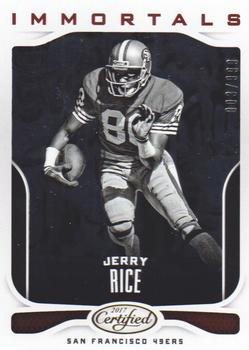 2017 Panini Certified #119 Jerry Rice Front