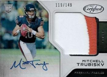 2017 Panini Certified #201 Mitchell Trubisky Front