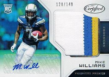 2017 Panini Certified #204 Mike Williams Front
