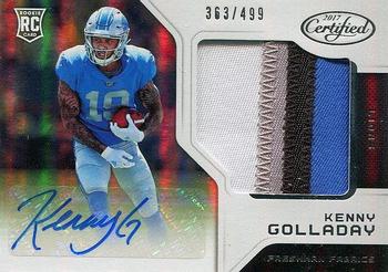 2017 Panini Certified #229 Kenny Golladay Front