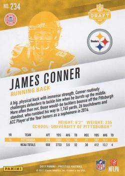 2017 Panini Prestige - Xtra Points Green #234 James Conner Back