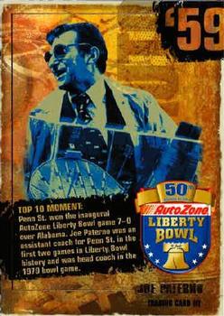 2008 AutoZone Liberty Bowl Legends #1 Joe Paterno Front