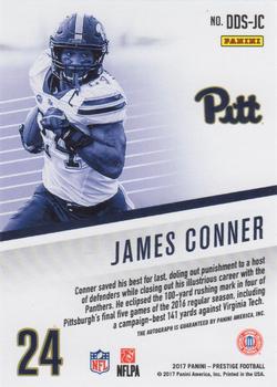 2017 Panini Prestige - Draft Day Signatures #DDS-JC James Conner Back