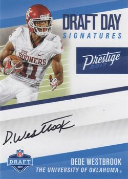 2017 Panini Prestige - Draft Day Signatures #DDS-DD Dede Westbrook Front