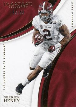 2017 Panini Immaculate Collection Collegiate #9 Derrick Henry Front