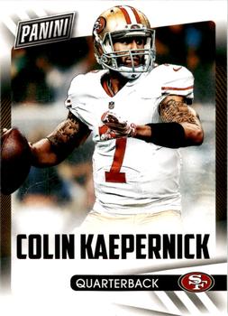 2015 Panini Player of the Day #15 Colin Kaepernick Front
