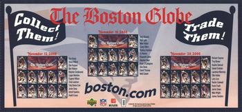 2006 Upper Deck Boston Globe New England Patriots #NNO November 12, 2006 Back