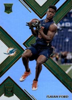 2017 Donruss Elite - Green #185 Isaiah Ford Front
