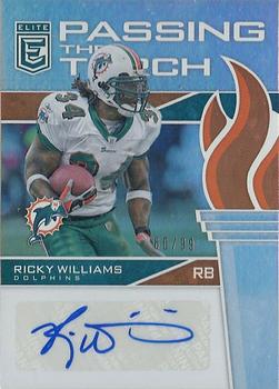 2017 Donruss Elite - Passing the Torch Signatures Singles #PTT-17 Ricky Williams Front