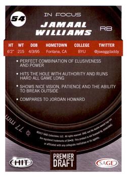 2017 SAGE HIT - Red #54 Jamaal Williams Back