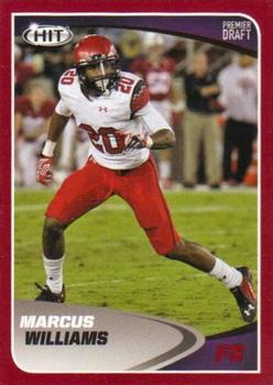 2017 SAGE HIT - Red #104 Marcus Williams Front