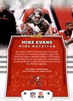 2017 Panini - Chainmail Armor #17 Mike Evans Back