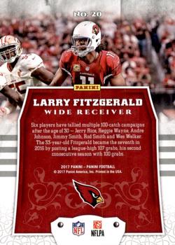 2017 Panini - Chainmail Armor #20 Larry Fitzgerald Back