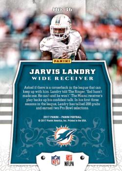 2017 Panini - Chainmail Armor #36 Jarvis Landry Back