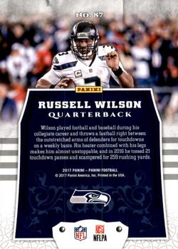 2017 Panini - Chainmail Armor #87 Russell Wilson Back