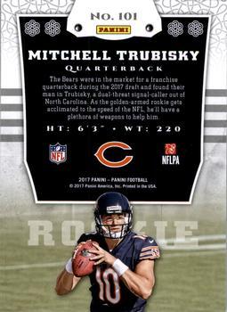 2017 Panini - Chainmail Armor #101 Mitchell Trubisky Back